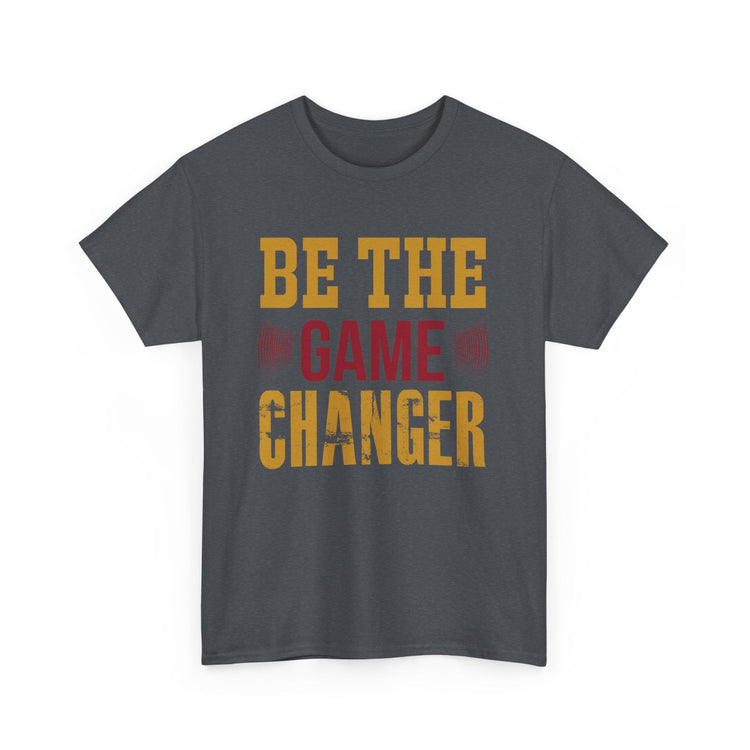 Unisex Oversized Tee: Be the Game Changer Shirt, Motivational Gift, Casual Wear, Workout Attire, Unisex Cotton Top Printify
