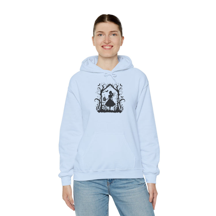 Mystical Nature Unisex Hoodie - Cozy Sweatshirt for Autumn, Halloween, Gift for Nature Lovers, Comfortable Casual Wear Printify
