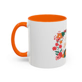 Floral Love Coffee Mug, Personalized Gift for Her, Wedding Favor, Inspirational Drinkware, Home Decor, 11oz, 15oz Printify