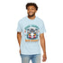Stay Happy Penguin T-Shirt Unisex Summer Tee Vacation Shirt Beachwear Fun Gift Garment Dyed Cotton Casual Comfort Tee Birthday Gift Beach Shirt Printify