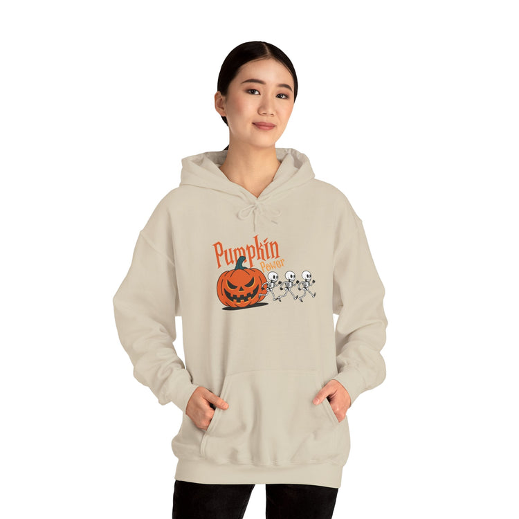 Halloween Pumpkin Sweatshirt, Spooky Fall Apparel, Cozy Hoodie, Unisex Halloween Clothing, Perfect Gift for Halloween Printify