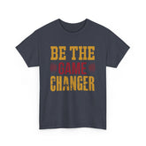 Unisex Oversized Tee: Be the Game Changer Shirt, Motivational Gift, Casual Wear, Workout Attire, Unisex Cotton Top Printify
