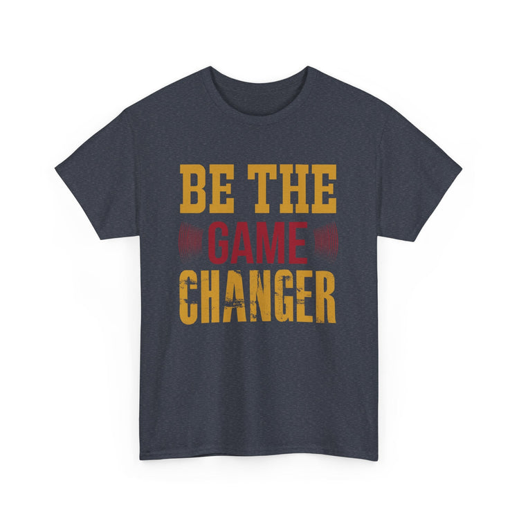 Unisex Oversized Tee: Be the Game Changer Shirt, Motivational Gift, Casual Wear, Workout Attire, Unisex Cotton Top Printify
