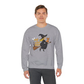 Halloween Witch Sweatshirt, Cozy Crewneck, Unisex Sweater, Spooky Season Apparel, Scary Night Gift, Fall Fashion Printify