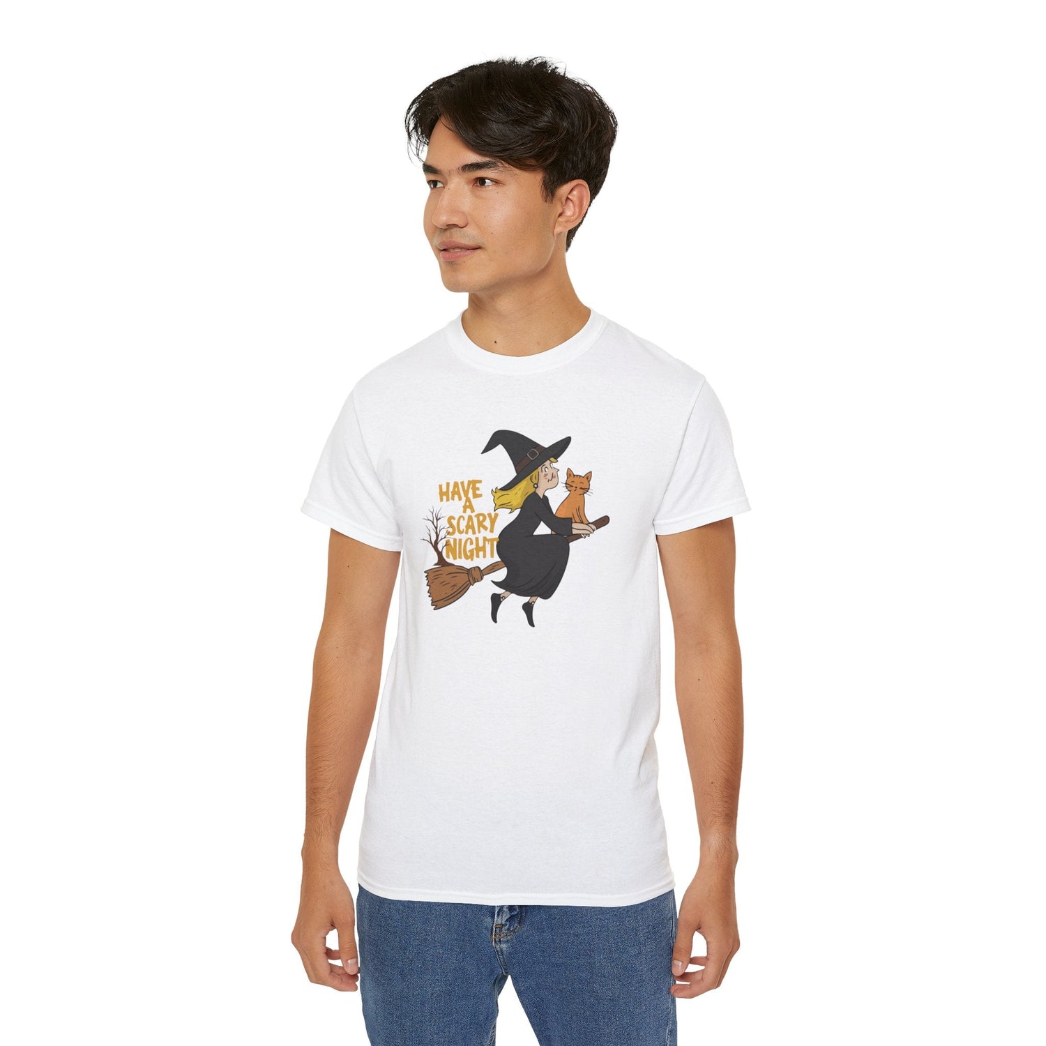 Halloween Witch T-Shirt, Funny Tee, Spooky Apparel, Costume Party Shirt, Fall Fashion, Trick or Treat Printify