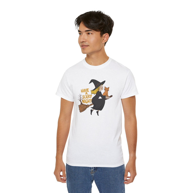 Halloween Witch T-Shirt, Funny Tee, Spooky Apparel, Costume Party Shirt, Fall Fashion, Trick or Treat Printify