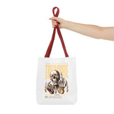 Treasure Hunting Tote Bag, Skull Design, Fun Beach Bag, Unique Gift for Adventurers, Perfect for Everyday Use Printify