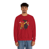 Halloween Witch Sweatshirt, Cozy Crewneck, Unisex Sweater, Spooky Season Apparel, Scary Night Gift, Fall Fashion Printify
