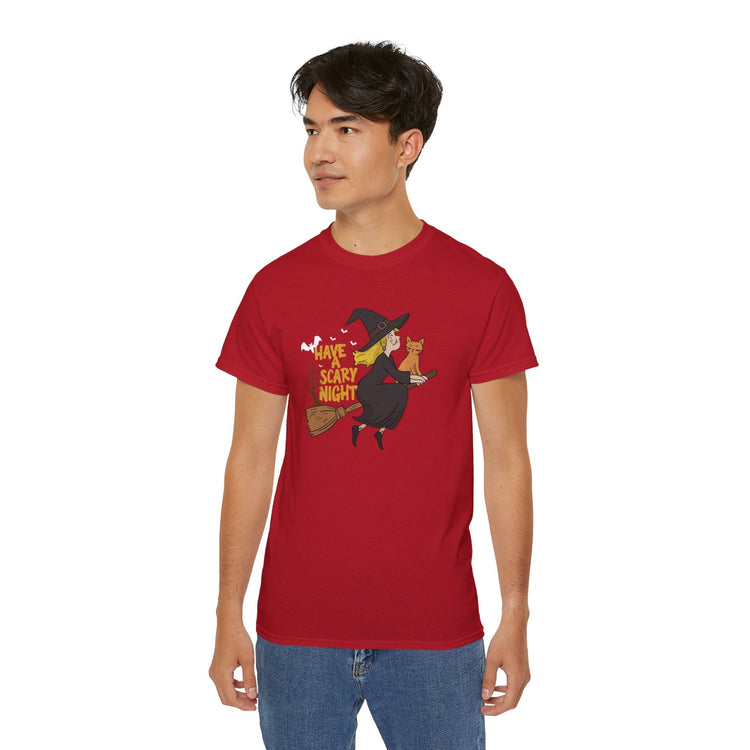 Halloween Witch T-Shirt, Funny Tee, Spooky Apparel, Costume Party Shirt, Fall Fashion, Trick or Treat Printify