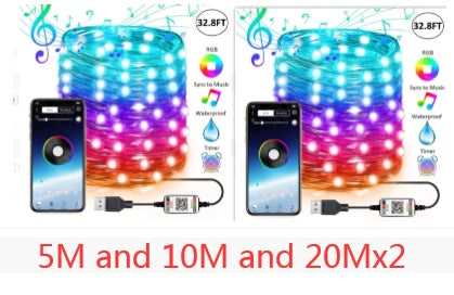 Christmas Tree Decoration Lights Custom LED String Lights My Store