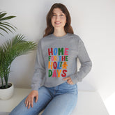 Home for the Holidays Crewneck Sweatshirt, Festive Sweater, Winter Apparel, Christmas Gift, Cozy Holiday Wear Printify