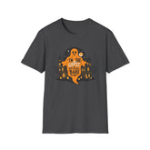 Halloween Ghost T-Shirt, Unisex Softstyle Tee for Halloween, Cute Halloween Shirt, Fall Festive Wear, Funny Ghost Design Printify