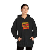 New Year Celebration Hoodie Goodbye 2025 Welcome 2026 Sweatshirt Cozy Gift Friends Unisex Pullover Trendy Winter Fashion Heavy Blend Hooded Printify