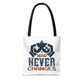 Gamer Tote Bag - War Never Changes, Video Game Bag, Gift for Gamers, Gaming Merchandise, Eco-Friendly Canvas Bag Printify