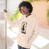 Halloween Witch Fleece Hoodie, Cozy Fall Apparel, Spooky Season Sweatshirt, Ghostly Gift, Halloween Costume Alternative Printify