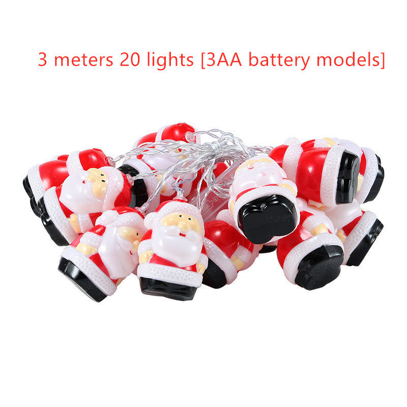 Snowman Christmas Tree LED Garland String Lights Snowflakes String Fairy Lights Hanging Ornaments My Store