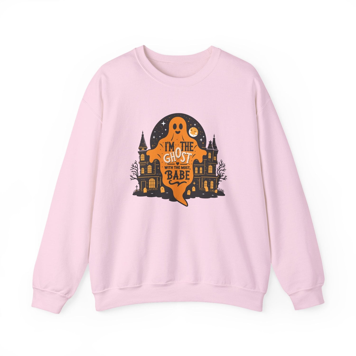 Unisex Halloween Ghost Sweatshirt - Spooky Vibes, Cozy Apparel, Perfect for Fall, Ghost Lover Gift, Halloween Celebration Printify