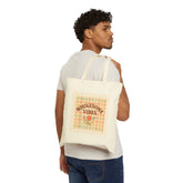 Flower Good Vibes Tote Bag Printify