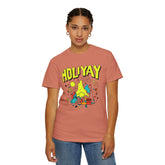 Holi-Yay Graphic T-Shirt, Fun Summer Tee, Unique Gift, Casual Wear, Birthday, Holiday Celebration, Unisex Apparel Printify