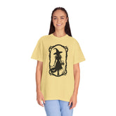 Witchy Garment-Dyed T-Shirt | Halloween Fashion Unisex Tee | Spooky Fall Apparel | Witch Costume Essential Printify