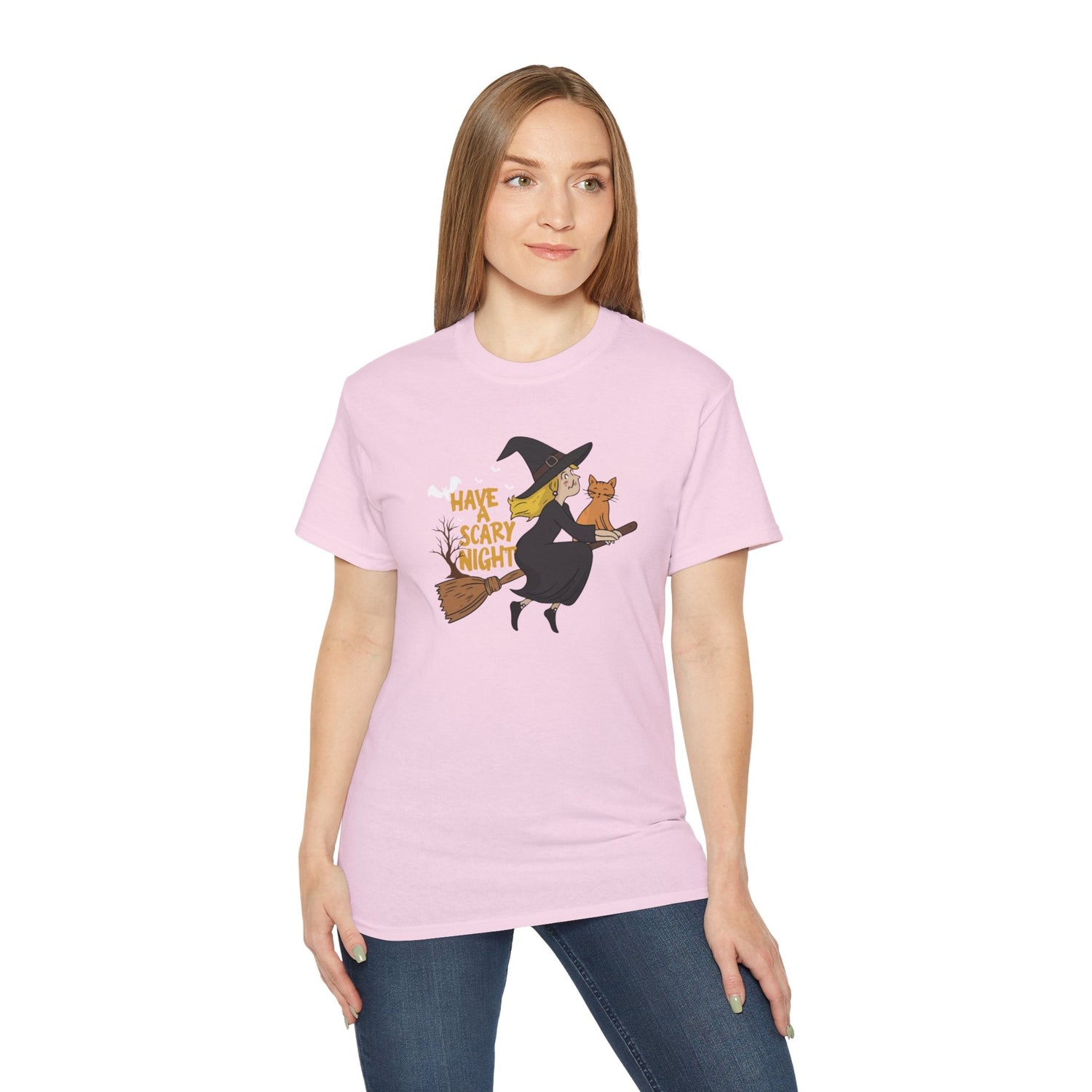 Halloween Witch T-Shirt, Funny Tee, Spooky Apparel, Costume Party Shirt, Fall Fashion, Trick or Treat Printify