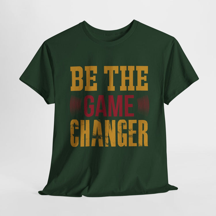 Unisex Oversized Tee: Be the Game Changer Shirt, Motivational Gift, Casual Wear, Workout Attire, Unisex Cotton Top Printify