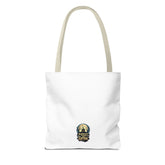 Nightmare Before Coffee Tote Bag, Halloween Tote, Spooky Drink Carrier, Gift for Coffee Lovers, AOP Design Bag Printify