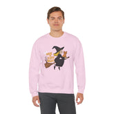 Halloween Witch Sweatshirt, Cozy Crewneck, Unisex Sweater, Spooky Season Apparel, Scary Night Gift, Fall Fashion Printify