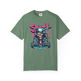 Skull Beat Unisex T-Shirt - Music Lover Graphic Tee, Halloween Costume, Premium Cotton Streetwear Gift for Men & Women, Alternative Fashion Printify