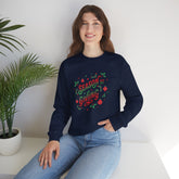 Cozy Holiday Sweatshirt Season of Giving Unisex Crewneck Perfect Gift Christmas Winter Wear Comfortable Stylish Heavy Blend Festive Sweatshirt Printify