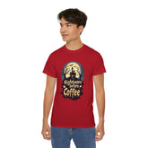 Nightmare Before Coffee Tee, Halloween T-Shirt, Coffee Lover Gift, Spooky Shirt, Unisex Graphic Tee, Autumn Apparel Printify