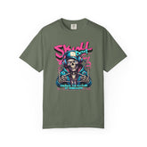 Skull Beat Unisex T-Shirt - Music Lover Graphic Tee, Halloween Costume, Premium Cotton Streetwear Gift for Men & Women, Alternative Fashion Printify