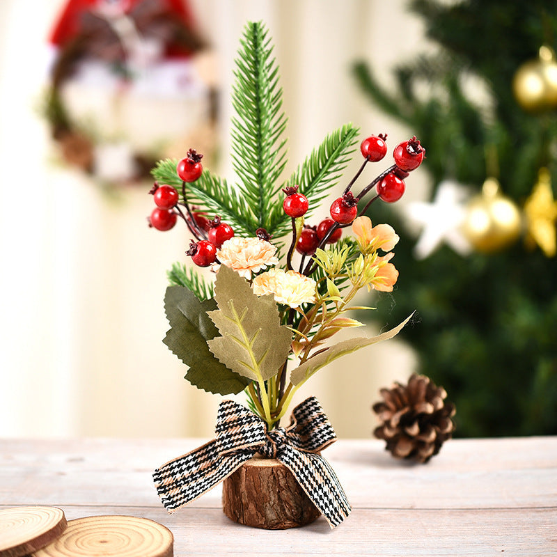 Simple Mini Christmas Decoration Window Small Tree Photography Props My Store