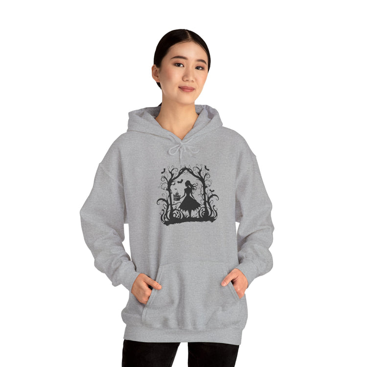 Mystical Nature Unisex Hoodie - Cozy Sweatshirt for Autumn, Halloween, Gift for Nature Lovers, Comfortable Casual Wear Printify