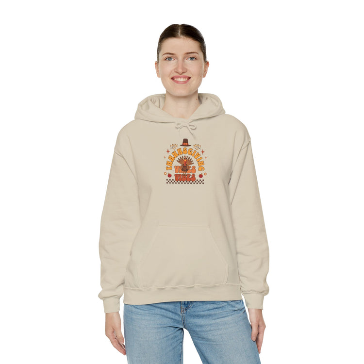 Autumn Vibes Unisex Hoodie with Cozy Design, Perfect for Fall, Sweatshirt, Ideal for Thanksgiving, Gift, Casual Wear Printify