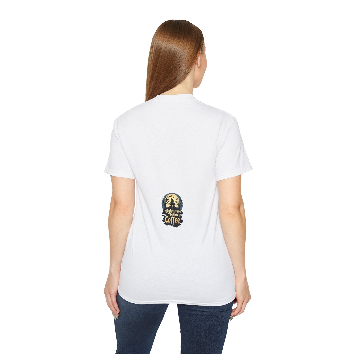 Nightmare Before Coffee Tee, Halloween T-Shirt, Coffee Lover Gift, Spooky Shirt, Unisex Graphic Tee, Autumn Apparel Printify
