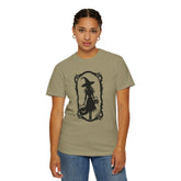 Witchy Garment-Dyed T-Shirt | Halloween Fashion Unisex Tee | Spooky Fall Apparel | Witch Costume Essential Printify