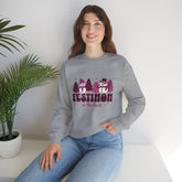 Festive Crewneck Sweatshirt with Fun Holiday Design, Cozy Winter Wear, Christmas Gift, Comfy Sweater, Unisex Holiday Apparel Printify