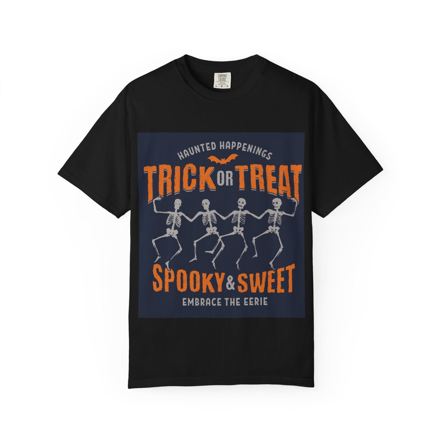 Halloween Skeleton T-Shirt, Trick or Treat Shirt, Spooky Fashion, Unisex Graphic Tee, October Festive Apparel, Halloween Gift Printify