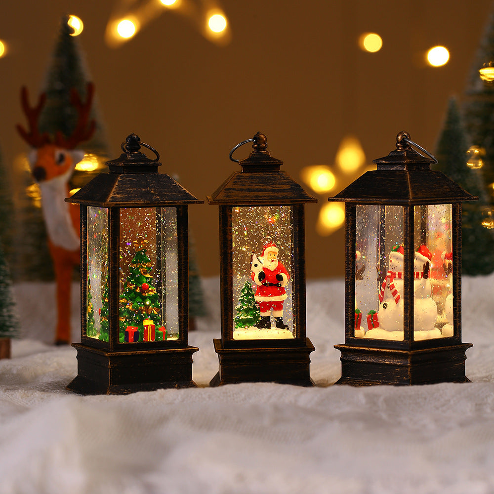 Christmas Decoration Small Oil Lamp Interior Portable LED Lamp My Store