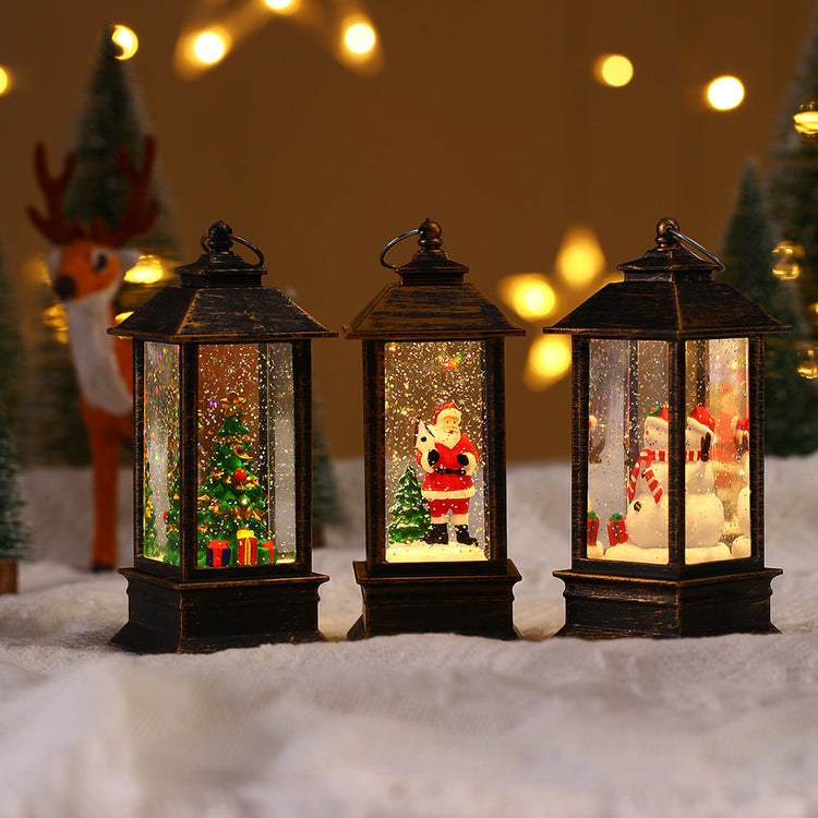 Christmas Decoration Small Oil Lamp Interior Portable LED Lamp My Store