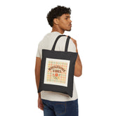Flower Good Vibes Tote Bag Printify
