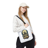 Nightmare Before Coffee Tote Bag, Halloween Tote, Spooky Drink Carrier, Gift for Coffee Lovers, AOP Design Bag Printify