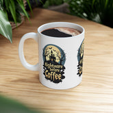 Nightmare Before Coffee Ceramic Mug - Halloween Coffee Cup, Spooky Mug, Gift for Coffee Lovers, Haunted House Decor, 11oz and 15oz Sizes Printify