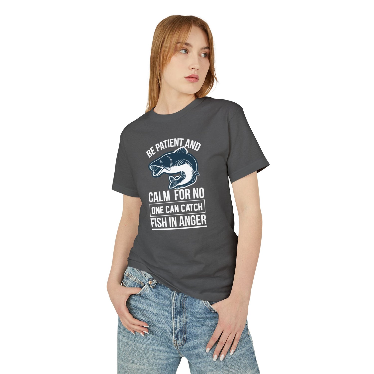 Fishing Adventure Cotton Tee, Unisex T-Shirt for Outdoor Enthusiasts, Casual Wear, Gift for Fishermen, Nature Lover Apparel Printify