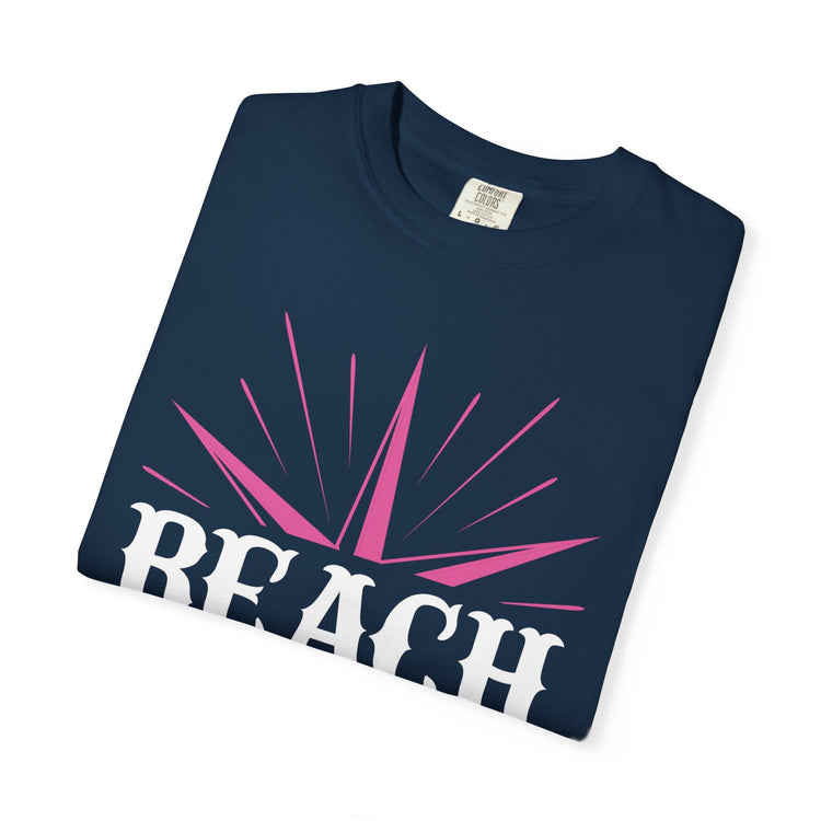 Beach Vibes Unisex Garment-Dyed T-Shirt, Summer Tee, Beachwear, Vacation Shirt, Gift for Surf Lovers, Casual Everyday Style Printify