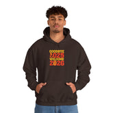 New Year Celebration Hoodie Goodbye 2025 Welcome 2026 Sweatshirt Cozy Gift Friends Unisex Pullover Trendy Winter Fashion Heavy Blend Hooded Printify