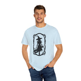 Witchy Garment-Dyed T-Shirt | Halloween Fashion Unisex Tee | Spooky Fall Apparel | Witch Costume Essential Printify