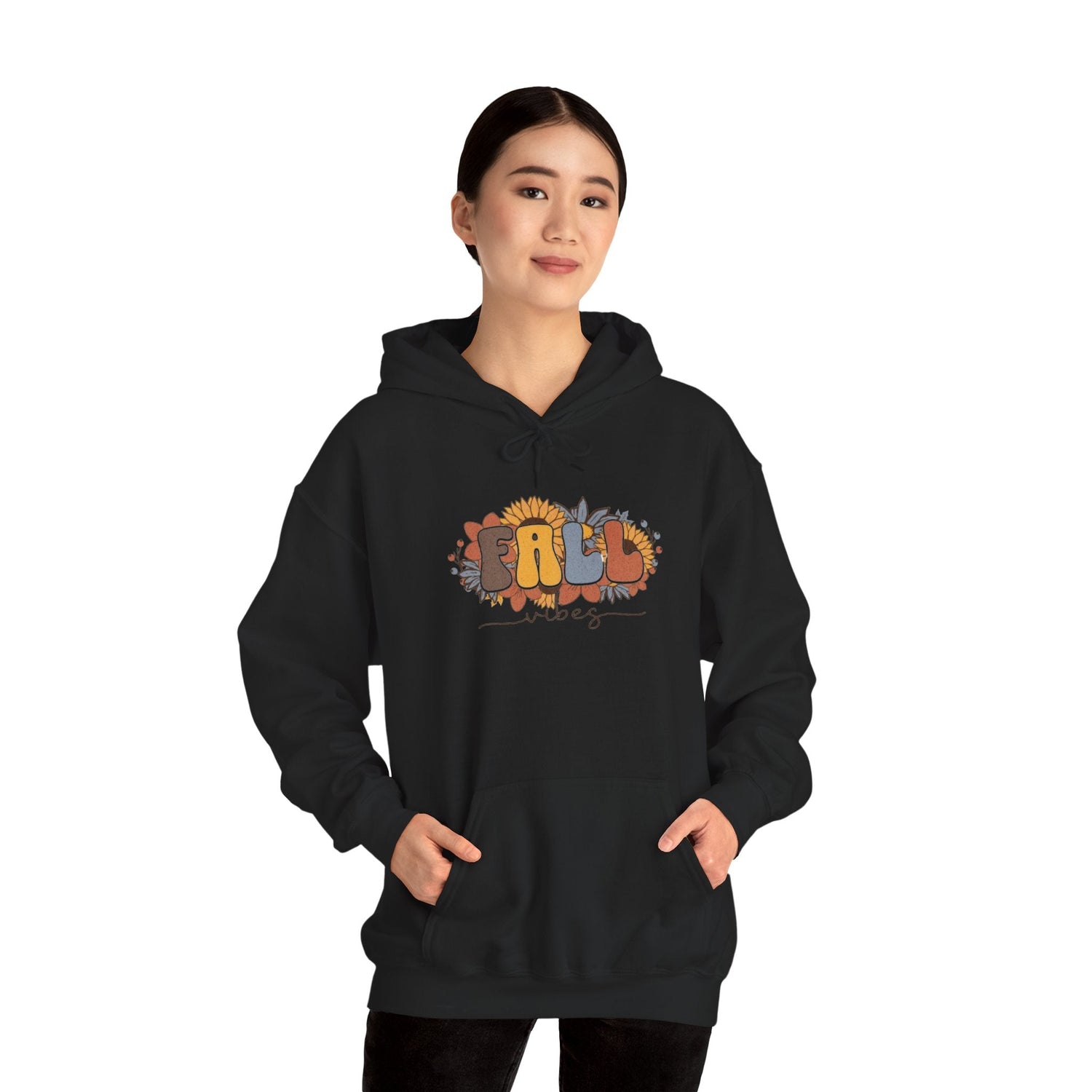 Fall Vibes Unisex Hoodie, Cozy Autumn Sweatshirt, Seasonal Fashion, Fall Gift, Casual Wear, Perfect for Thanksgiving Printify