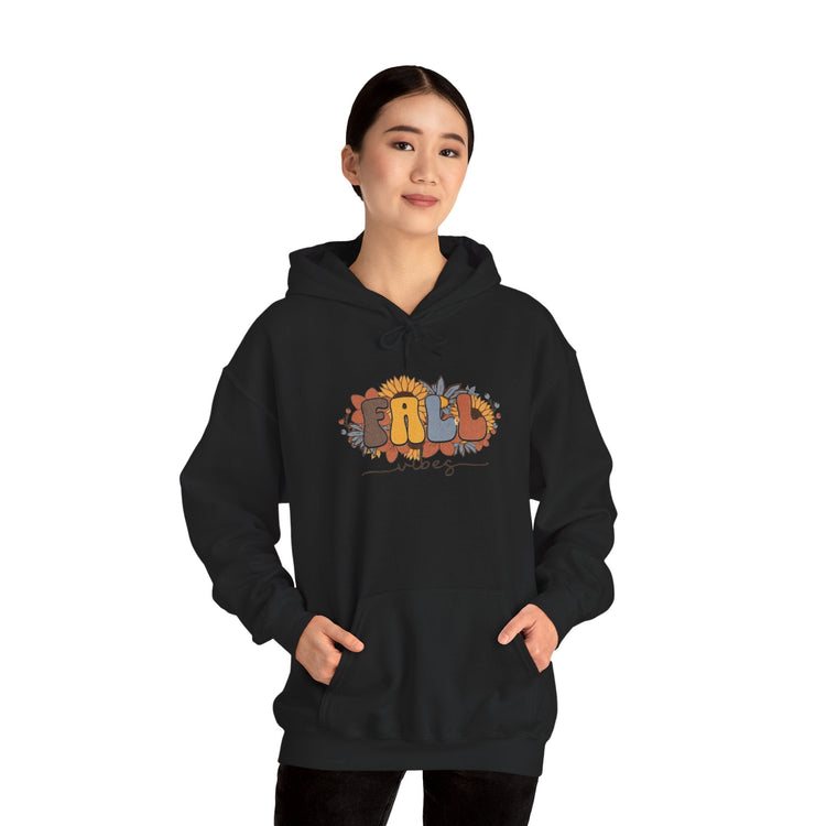 Fall Vibes Unisex Hoodie, Cozy Autumn Sweatshirt, Seasonal Fashion, Fall Gift, Casual Wear, Perfect for Thanksgiving Printify